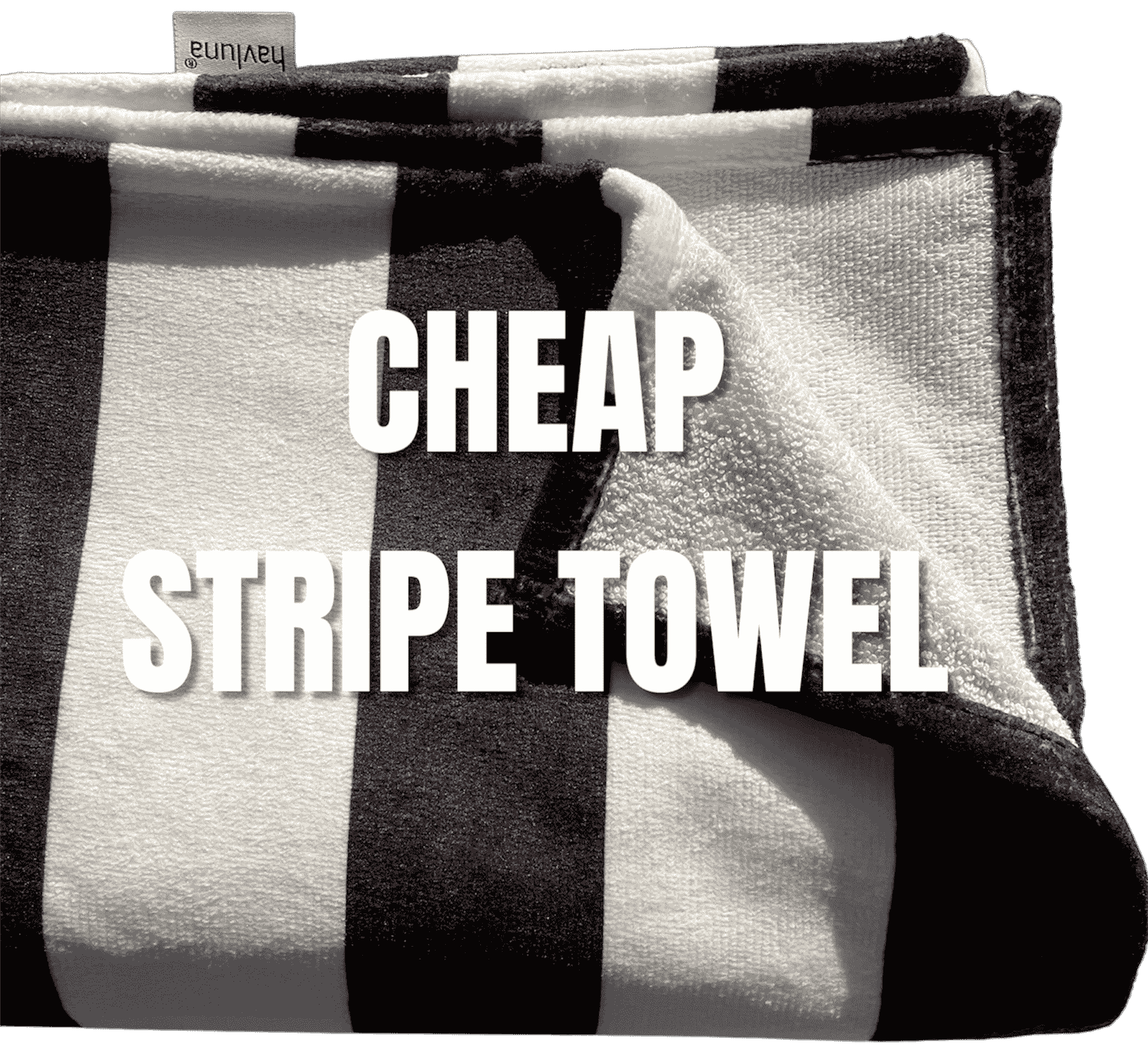 Cheap stripe towel